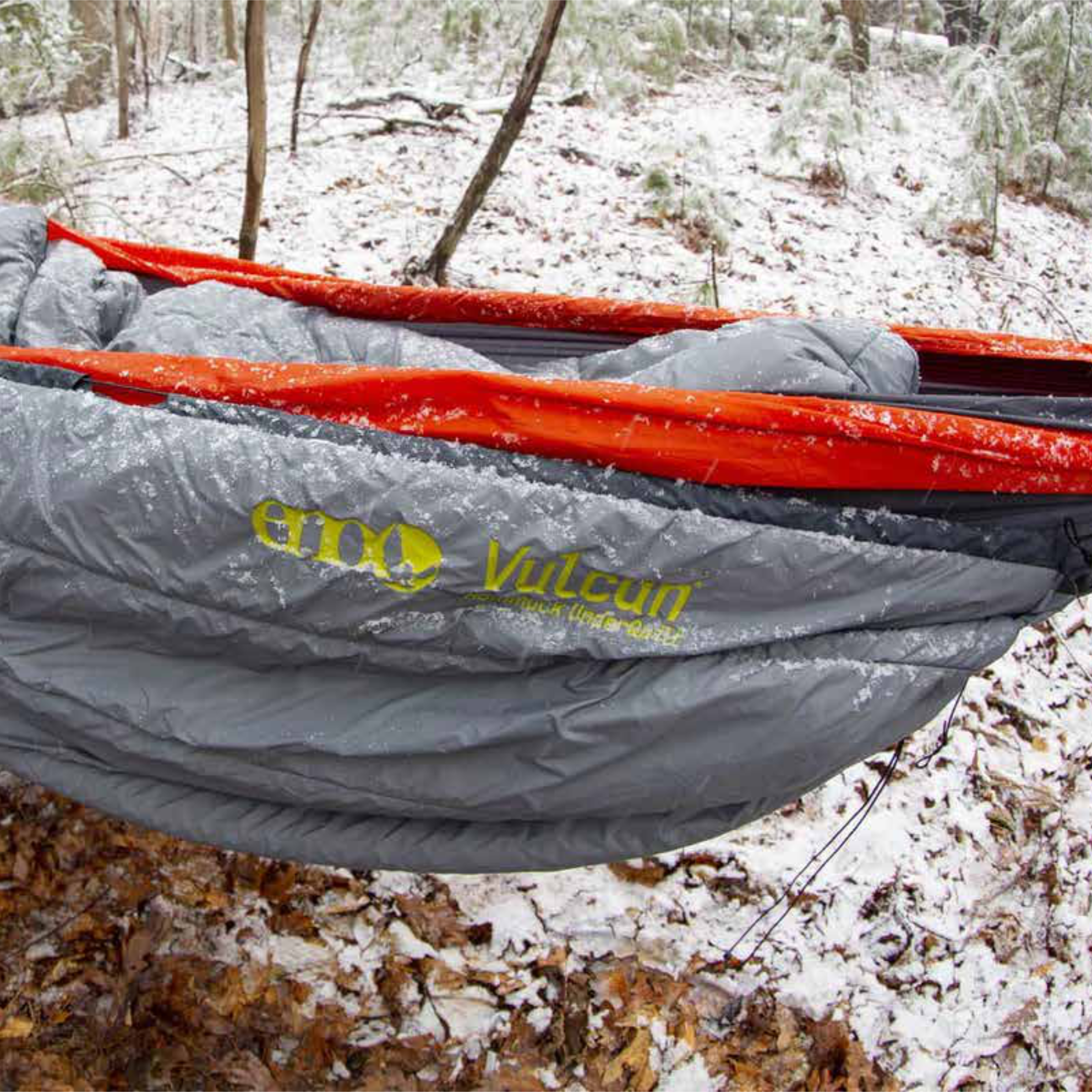 Winter hammock camping 