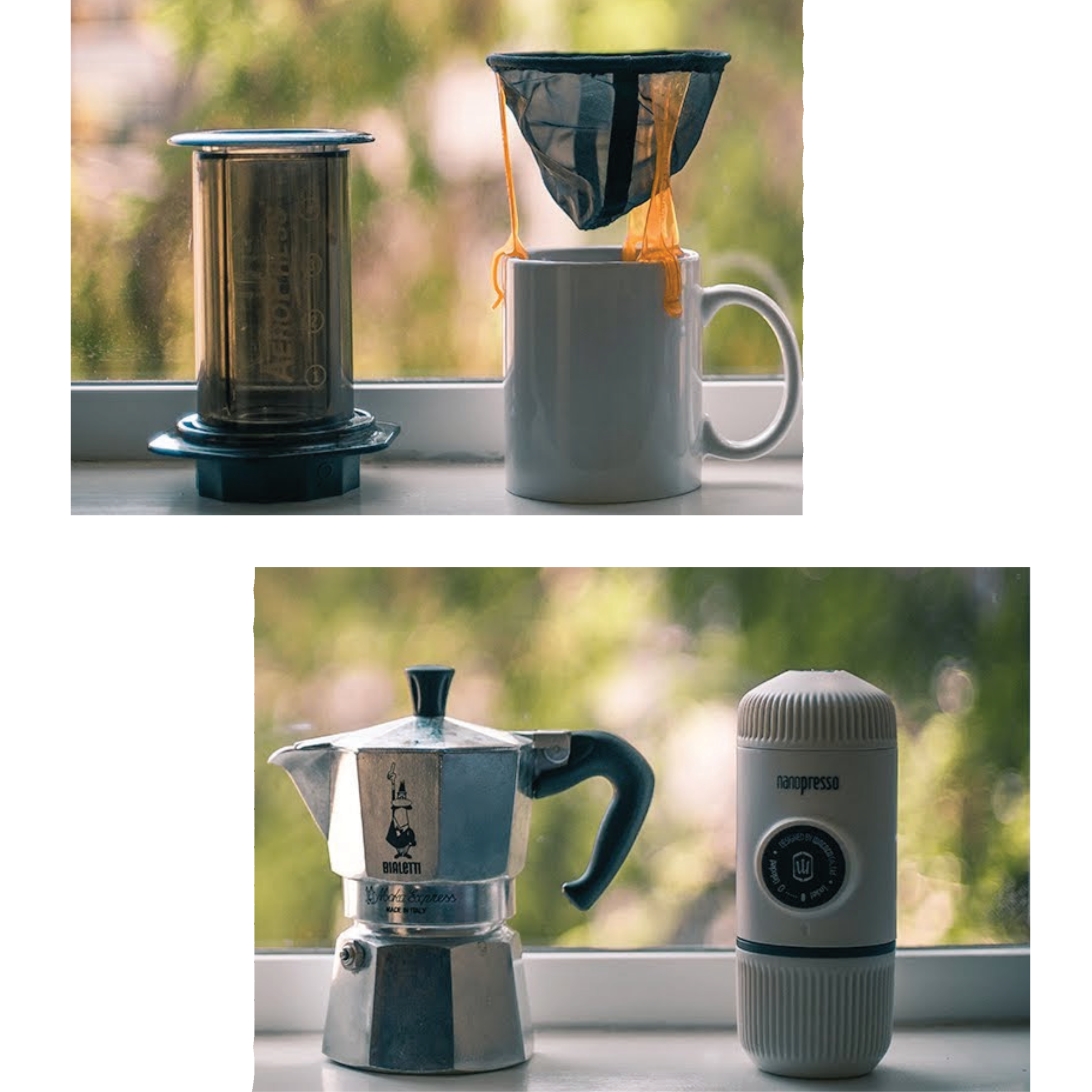 Camp coffee brewing placeholder