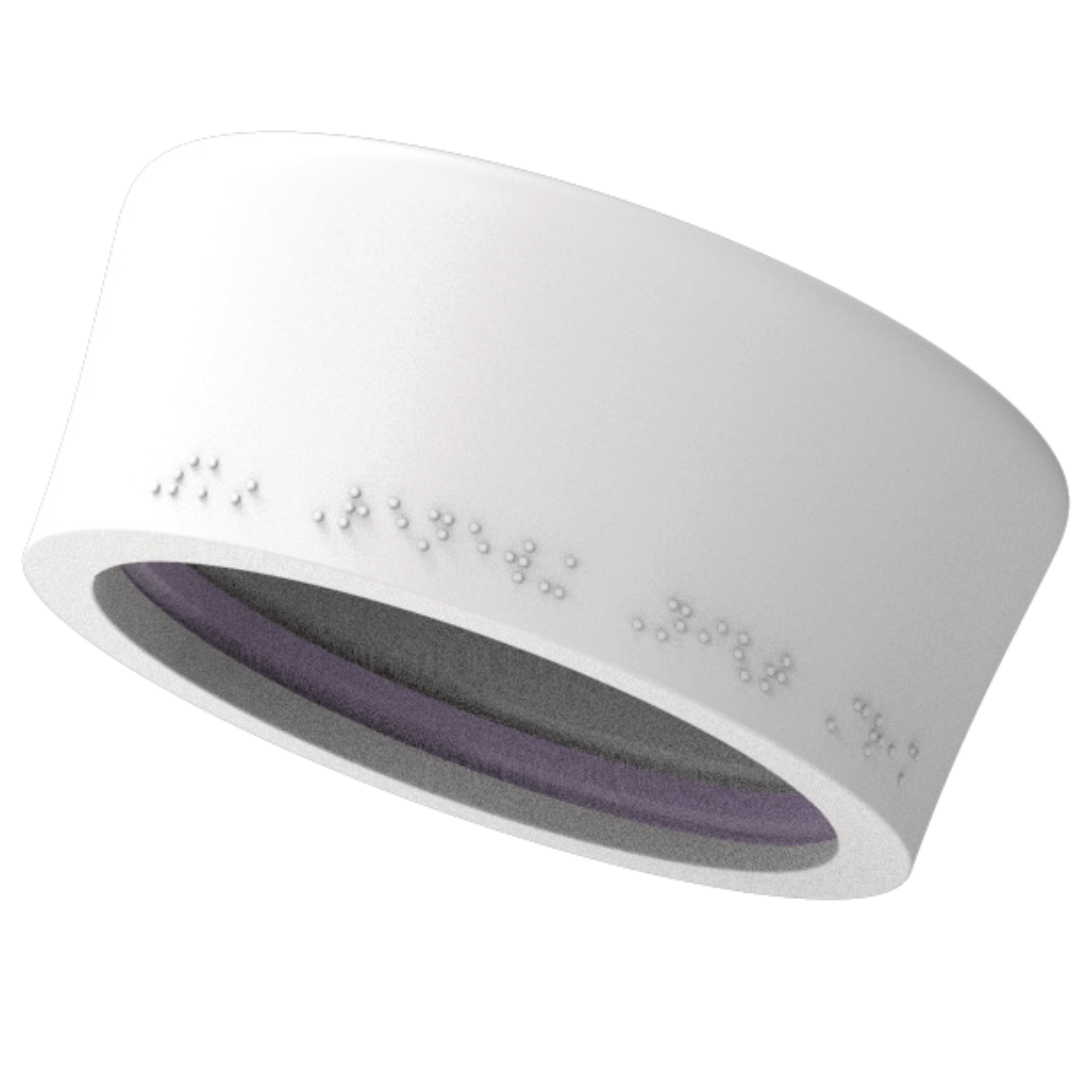 Braille on lid